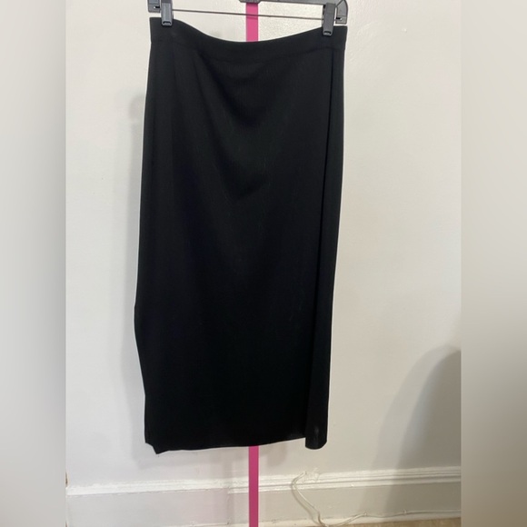 Misook Black Knit Top with Sparkling Details and skirt set - Picture 3 of 6